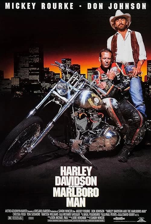 Harley Davidson and the Marlboro Man film posteri